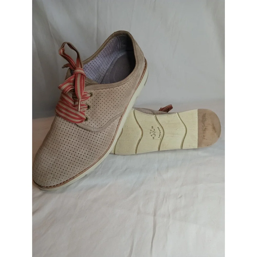Johnston & Murphy Velvet/‎ Suede Women Size 10 Ribbon Laces.